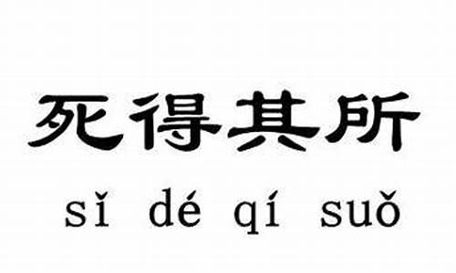 得其所的造句子-死得其所造句优美句子